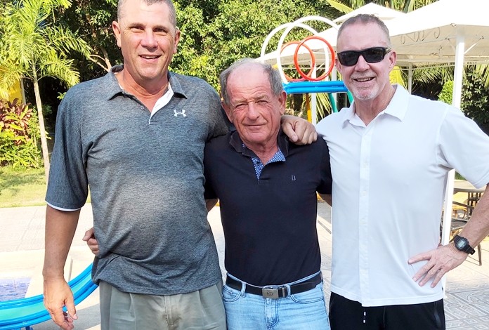 Bob Edwards (from left), Paddy Devereux and Ty Andersen.