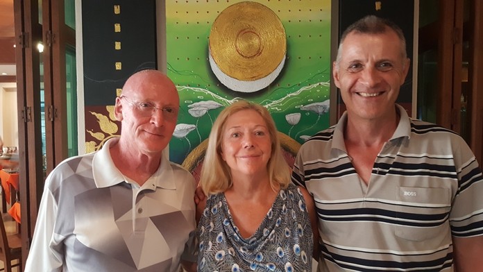 Graham Buckingham (from left), Karen Brown and Richard Kubicki.