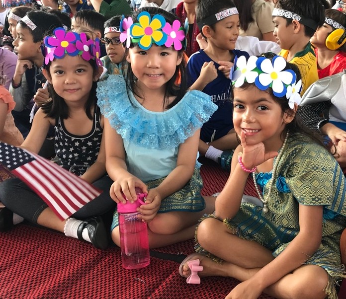 Even some of GIS’s youngest students got dressed up.