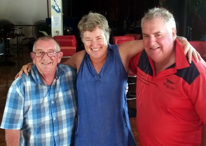 Noddy Moyle, Julie Battersby and Jerry Grocott.