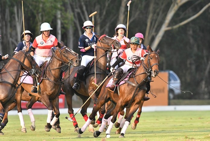 On-field action from the final between Thai Polo and 1003 Polo.