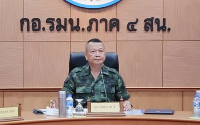Fourth Army Region Commander Lt Gen Pornsak Poonsawat.