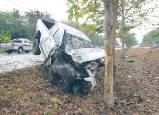 Rayong woman injured in truck crash