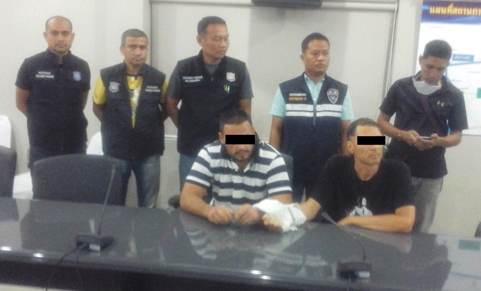 Artur Stotskii and Iaroslav Scherobatyk, wanted on a Phuket arrest warrant, were captured hiding in Pattaya.