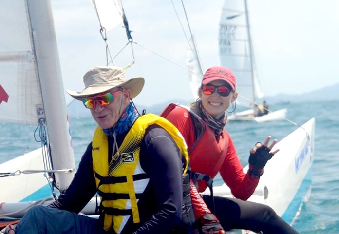 All smiles as crews enjoyed ideal sailing conditions throughout the week.