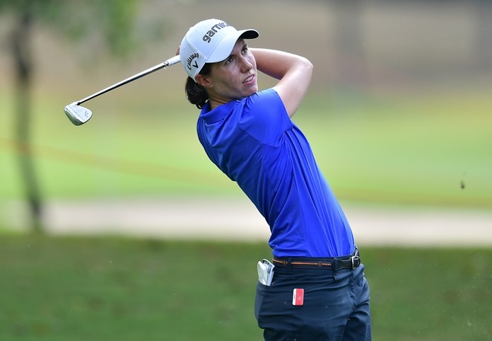 Spain’s Carlota Ciganda shot a final round 63 to finish in third place on 20-under par. (Photo/Naratip Golf Srisupab/SEALs Sports Images)