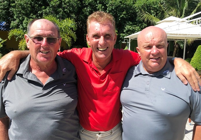 Stan Rees, Neil Harvey & Dave Smith.