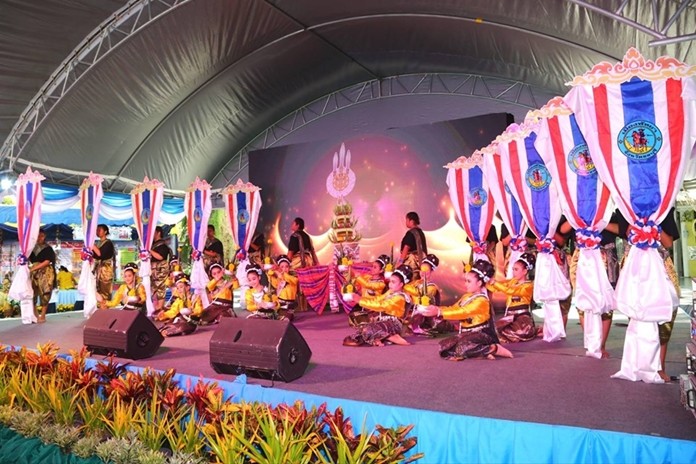 Students perform musical and dance performances.