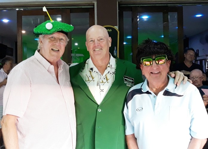 Kevin LaBar (centre) with Tip Briney (left) and Kenny Jepson.