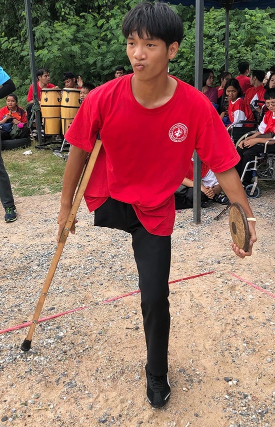 The discus competition.