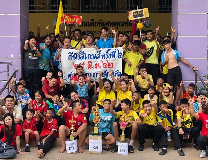 The special needs athletes.