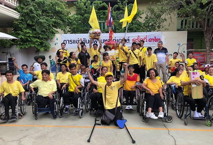 They came third out of three teams, but happy with their place.