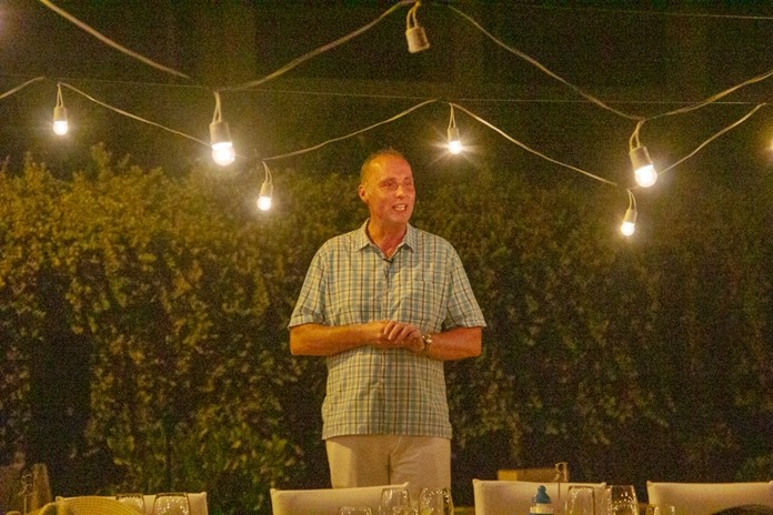 Denis Richter, GM of the Renaissance Pattaya Resort & Spa welcomes his guests to the beach fest.
