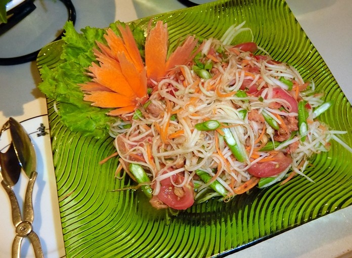 The traditional Thai Som Tam.