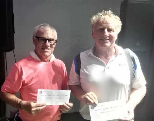 Fourth placed Derek Phillips & Maurice Roberts.