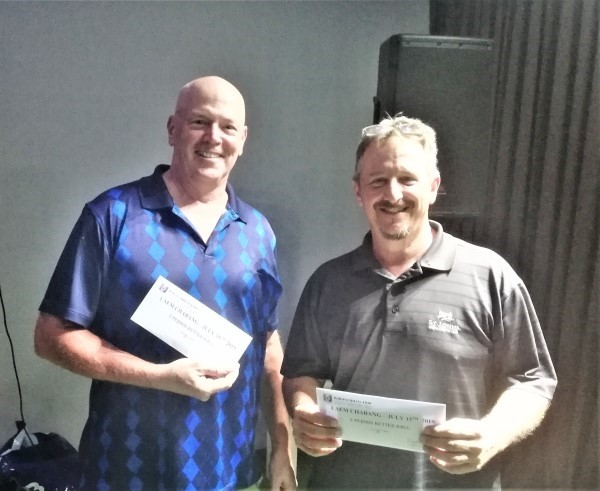 Fifth placed Kevin Labar & Paul Lanzetta.