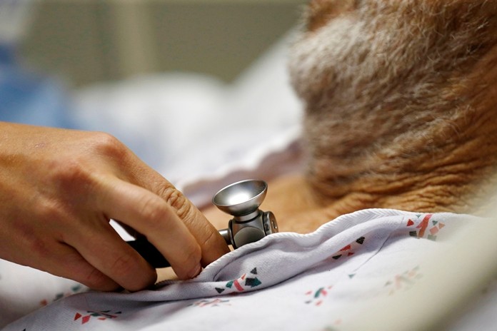 A study released on Thursday, July 11, 2019 finds no difference in hospital deaths, readmissions or costs when comparing results from doctors trained before and after the caps of 80 hours of duties per week took effect. (AP Photo/Gerald Herbert)