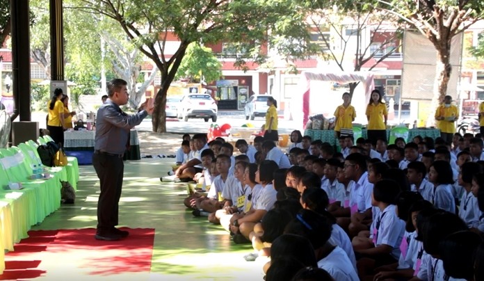 About 350 students from Nongketnoi School were treated to an outdoor English Camp Sept. 26.