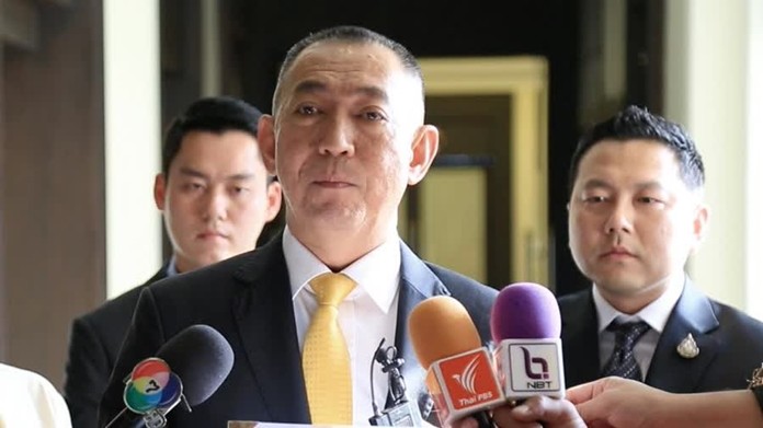 Agriculture and Cooperatives Minister Chalermchai Sri-on.