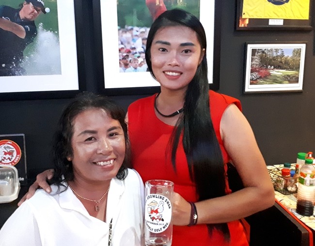 Nat Rukkid (right) with Wan Mukmal.