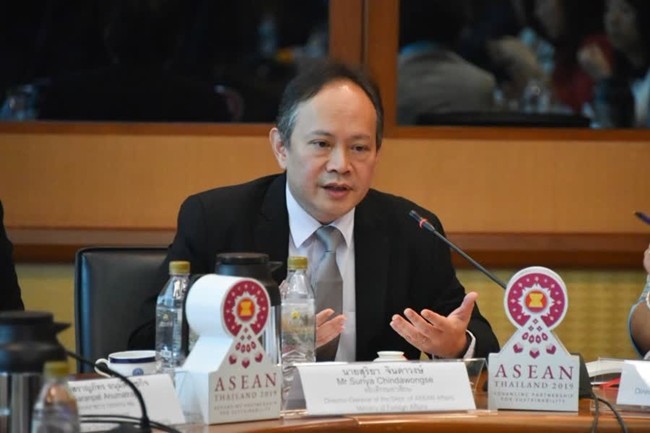Director-General of the Department of ASEAN Affairs, Dr. Suriya Chindawongse, said Thailand will host the 35th ASEAN Summit and Related Summits on November 2 and 4 this year in Bangkok and Nonthaburi.