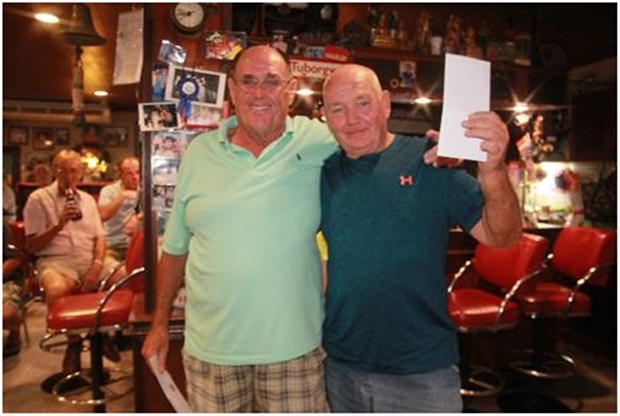 Third place on c/b with 43pts – Stan Rees & Paul Davis.