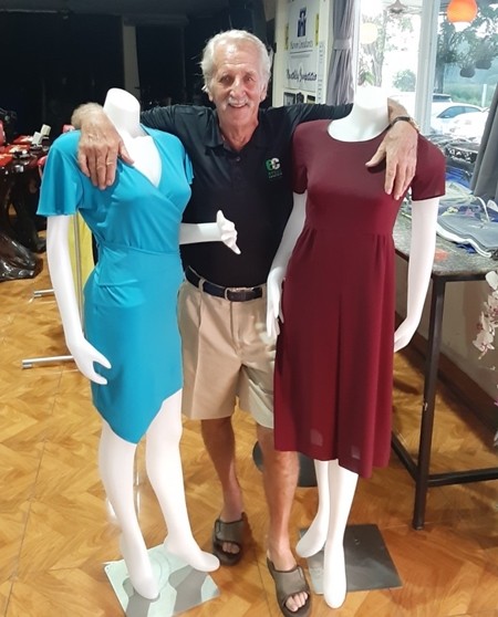 William with friends.