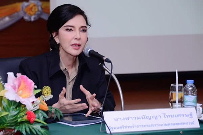 Mananya Thaiset, Dep. Minister of Agriculture and Cooperatives.