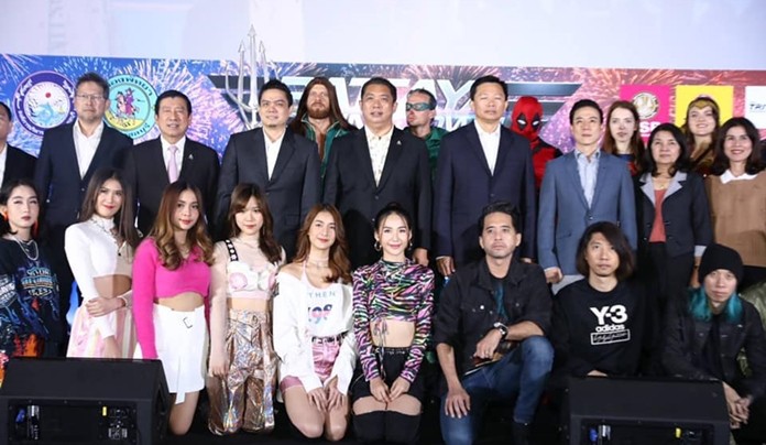 The biggest names in Thai pop music will rock in 2020 for over three nights at Pattaya Countdown: Universe of Entertainment.