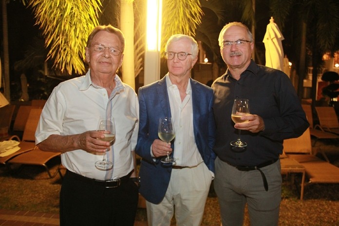 (From left) Hans Günther Müller, Hubert Grevenkamp and Ewald Dietrich.