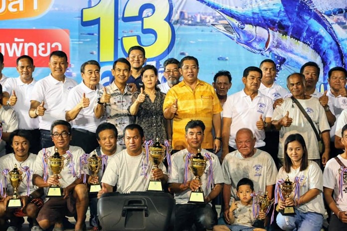 Mayor Sonthaya Kunplome handed out trophies at the Dec. 13-15 tournament.