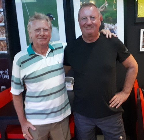 (L to R) Thursday’s winner Keith Buchanan with third place getter Glenn Smith.