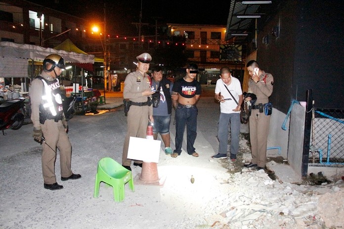 Seksan Kumnung was arrested at a checkpoint after police, feeling he was acting suspiciously, found an MK2 grenade hidden in his black shoulder bag.