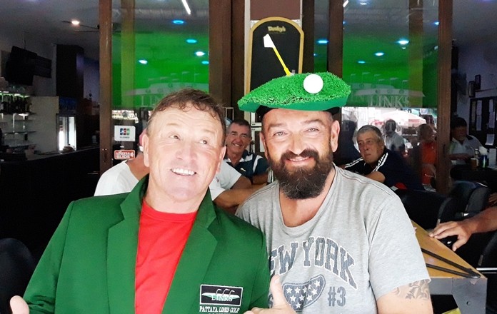 Paul Smith didn’t return to Links to wear the Green Jacket, so we have dragged out a photo from one of his other Green Jacket occasions.