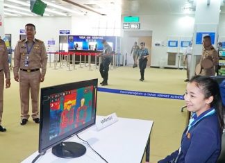 U-Tapao screening Chinese passengers for Wuhan pneumonia