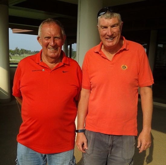 Kjeld Jorgensen on the left and Malcolm Ralston on the right.