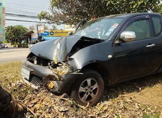 American dies in single-car wreck in Pattaya-Najomtien