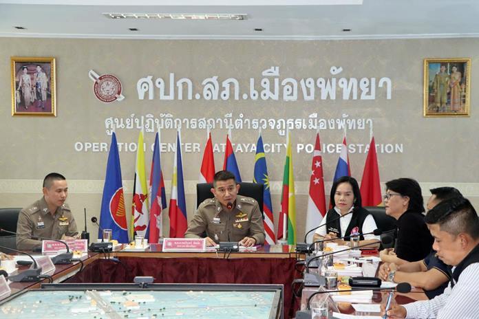Pattaya police and city hall are working together to implement lessons learned in the Korat shopping mall mass shooting to prevent it happening in Pattaya.