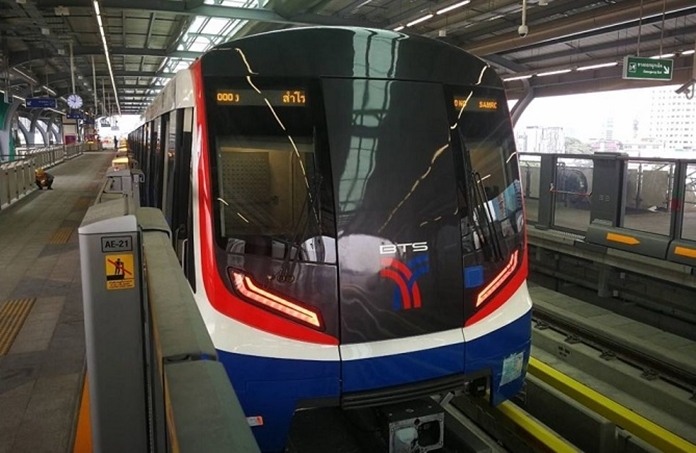 Bangkok’s electric trains’services hours were also shortened due to the nationwide curfew.