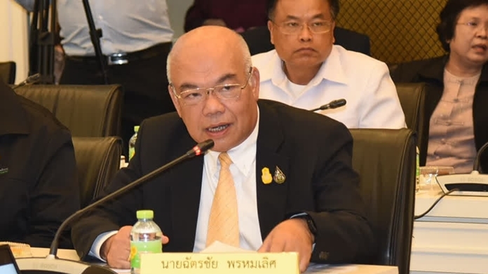  Interior Ministry Permanent Secretary Chatchai Phromlert.