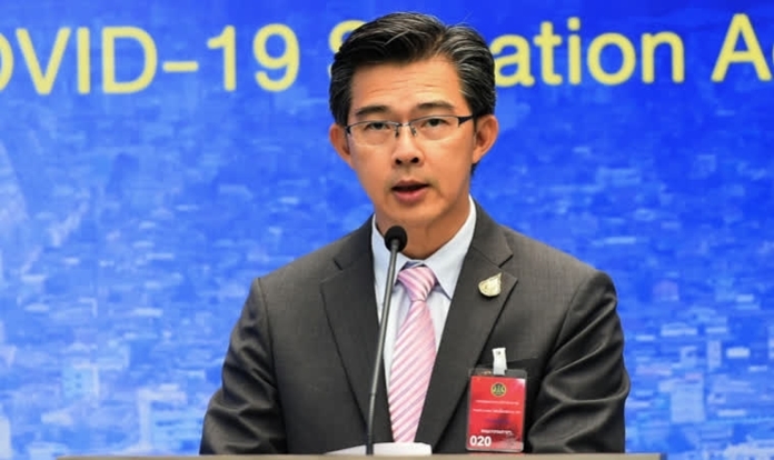 The government’s Center for COVID-19 Situation Administration (CCSA) Spokesman, Dr. Taweesin Visanuyothin.