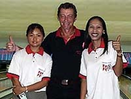From left: The winning team of Mio, Gert and Wan.