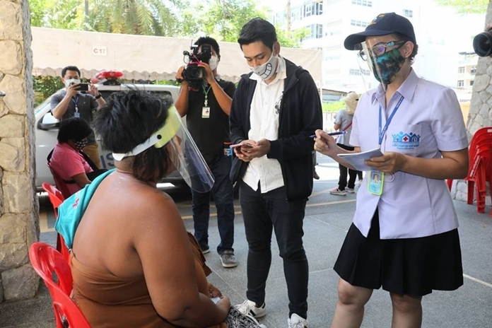 Three homeless Pattaya residents were given health checks and a place to sleep as the city moved to improve care for its poorest citizens.