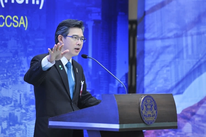 The Center for COVID-19 Situation Administration’s (CCSA) Spokesman Dr Taweesin Visanuyothin.