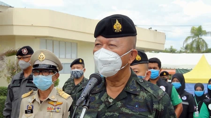 The Commander of the Fourth Army Region, Lt. Gen. Pornsak Poonsawat.