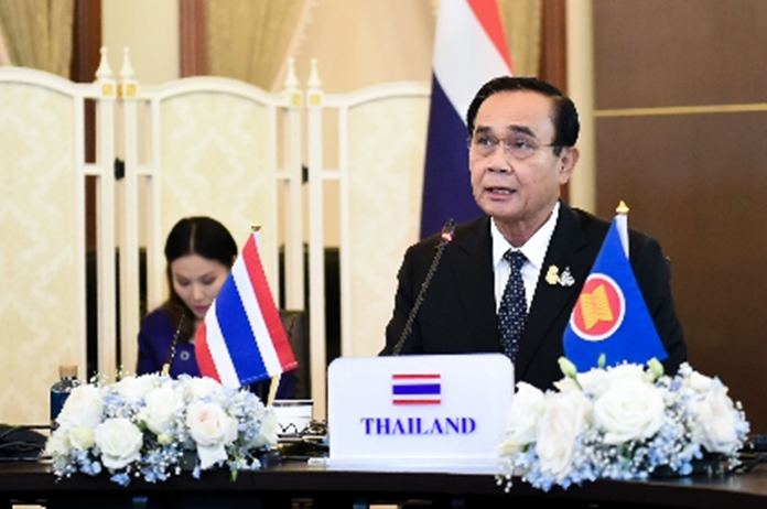 Prime Minister Gen. Prayut Chan-o-cha attended the ASEAN+3 Special Summit via a video conferencing to discuss COVID-19 situation.