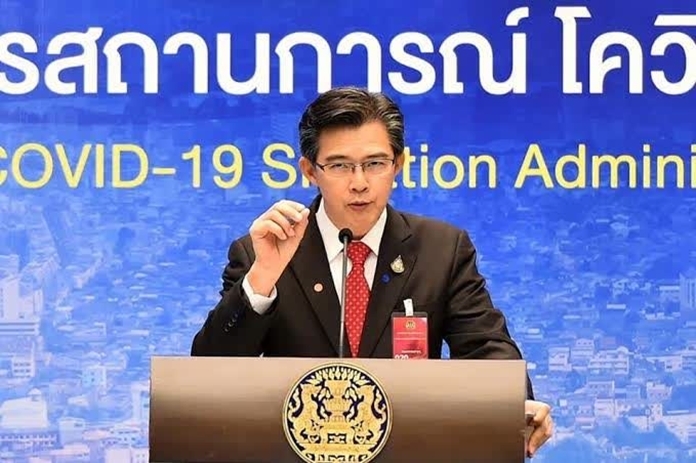 The Center for COVID-19 Situation Administration’s (CCSA) Spokesman Dr Taweesin Visanuyothin.