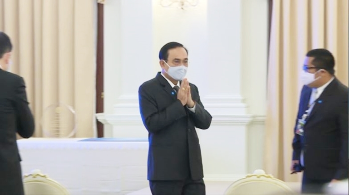 Prime minister Prayut Chan-o-cha.