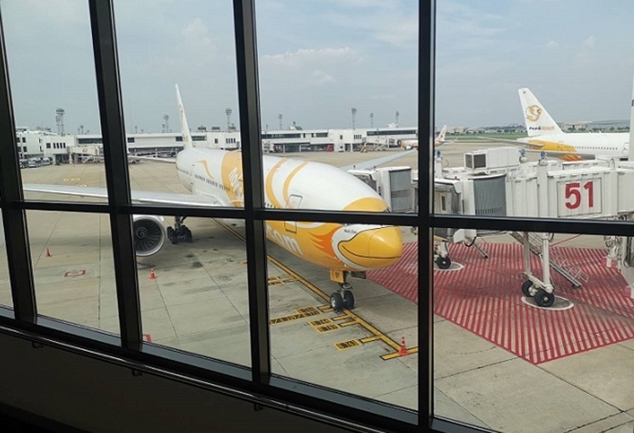 Nok Air at Don Mueang Airport.