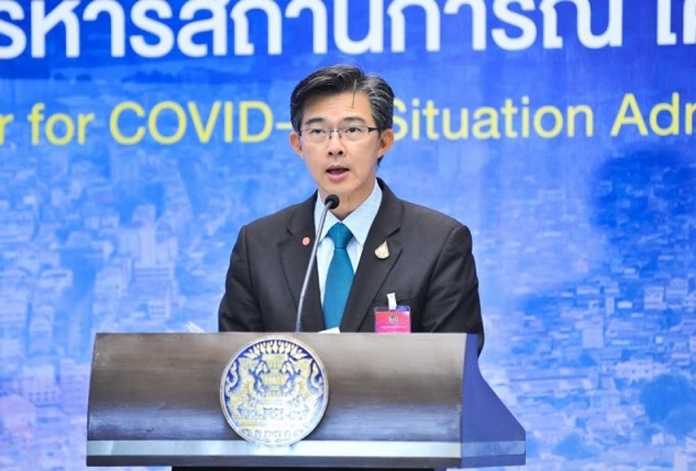 Dr Taweesin Visanuyothin, spokesman of the government’s Center for COVID-19 Situation.